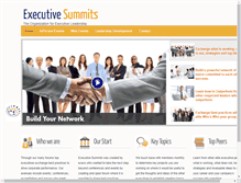 Tablet Screenshot of executivesummits.org